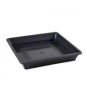 PLATO CUADRADO NEGRO 11-18 LT